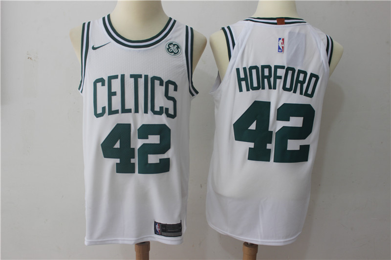 Men Boston Celtics #42 Horford White Game Nike NBA Jerseys